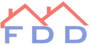 Imagem com o logotipo da empresa fdd